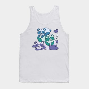 Cute Pandas Tank Top